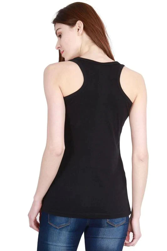 Women's Cotton Plain Sleeveless - (Pack of 2)