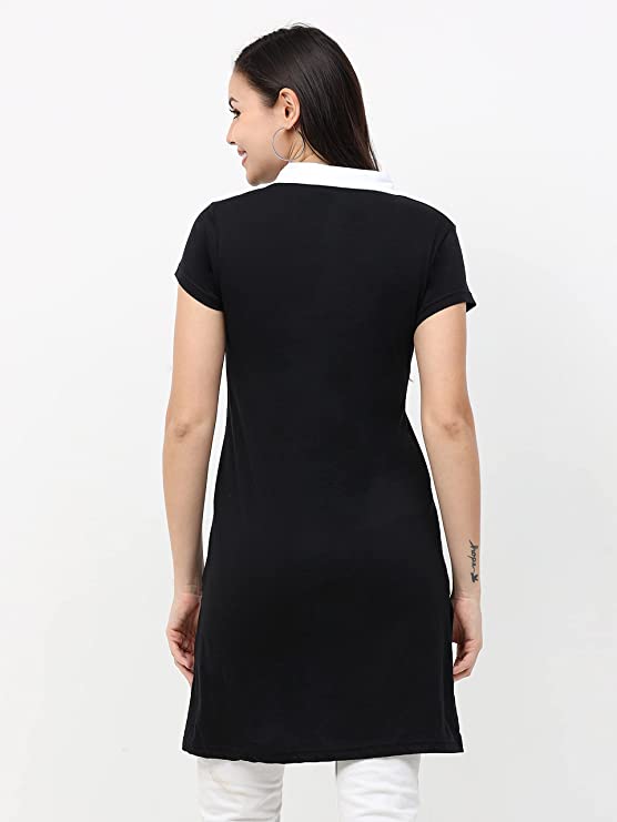 FLEXIMAA Women's Cotton Polo Neck Long Top (Pack of 2) - fleximaa-so