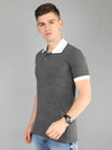 Fleximaa Men's Cotton Plain Polo Neck Half Sleeve T-Shirt - fleximaa-so