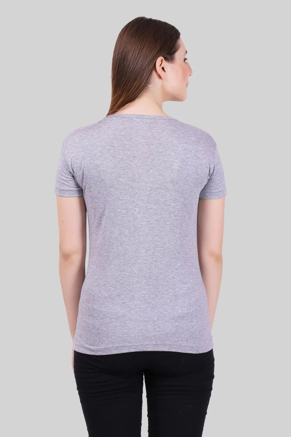 Fleximaa Women's Cotton Plain V Neck Half Sleeve T-Shirt (Pack of 4) - Fleximaa