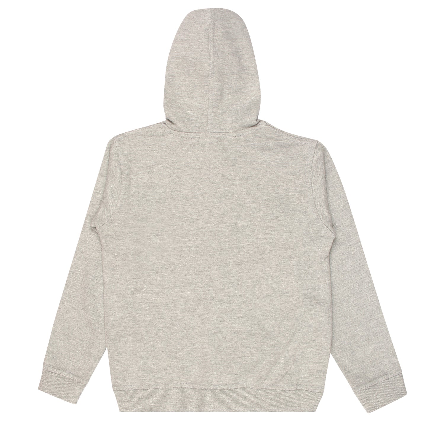 Boys and Girls Printed Grey Melange Color Sweatshirt Hoodies