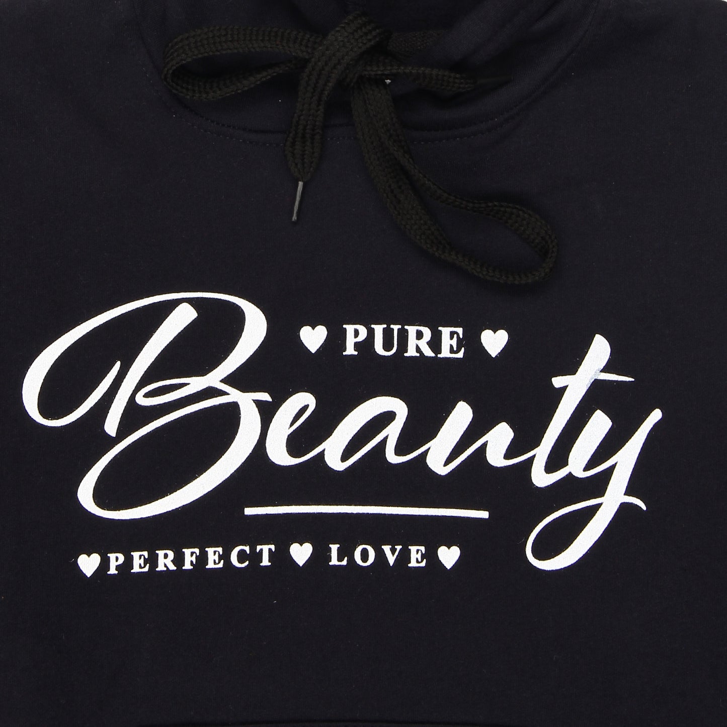Boys and Girls Printed Navy Blue Color Sweatshirt Hoodies