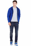 Men's Cotton Plain Full Sleeve Royal Blue Color Sweatshirt/Hoodies