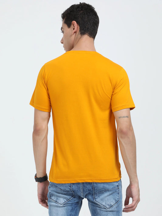 Fleximaa Men's Cotton Printed Round Neck Half Sleeve T-Shirt - fleximaa-so