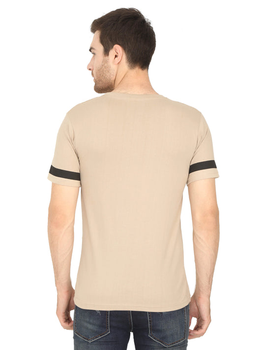 Men's Cotton Round Neck Printed Half Sleeve T-Shirt
