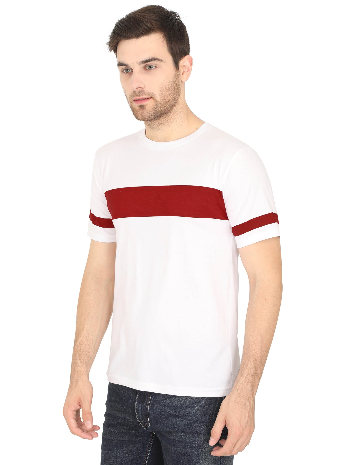 Men's Cotton  Round Neck Printed Half Sleeve T-Shirt