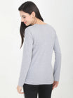 Fleximaa Women's Cotton Plain Round Neck Full Sleeve T-Shirt (Pack of 4) - Fleximaa
