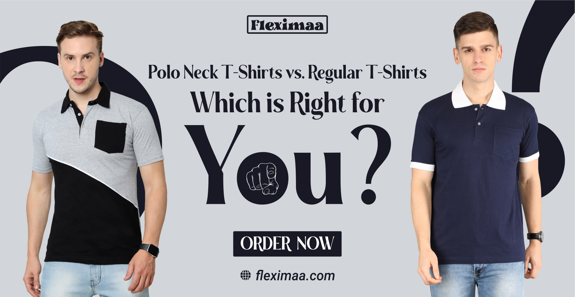 Fashion Face-Off: Polo Neck T-Shirts vs. Regular Tees – Fleximaa