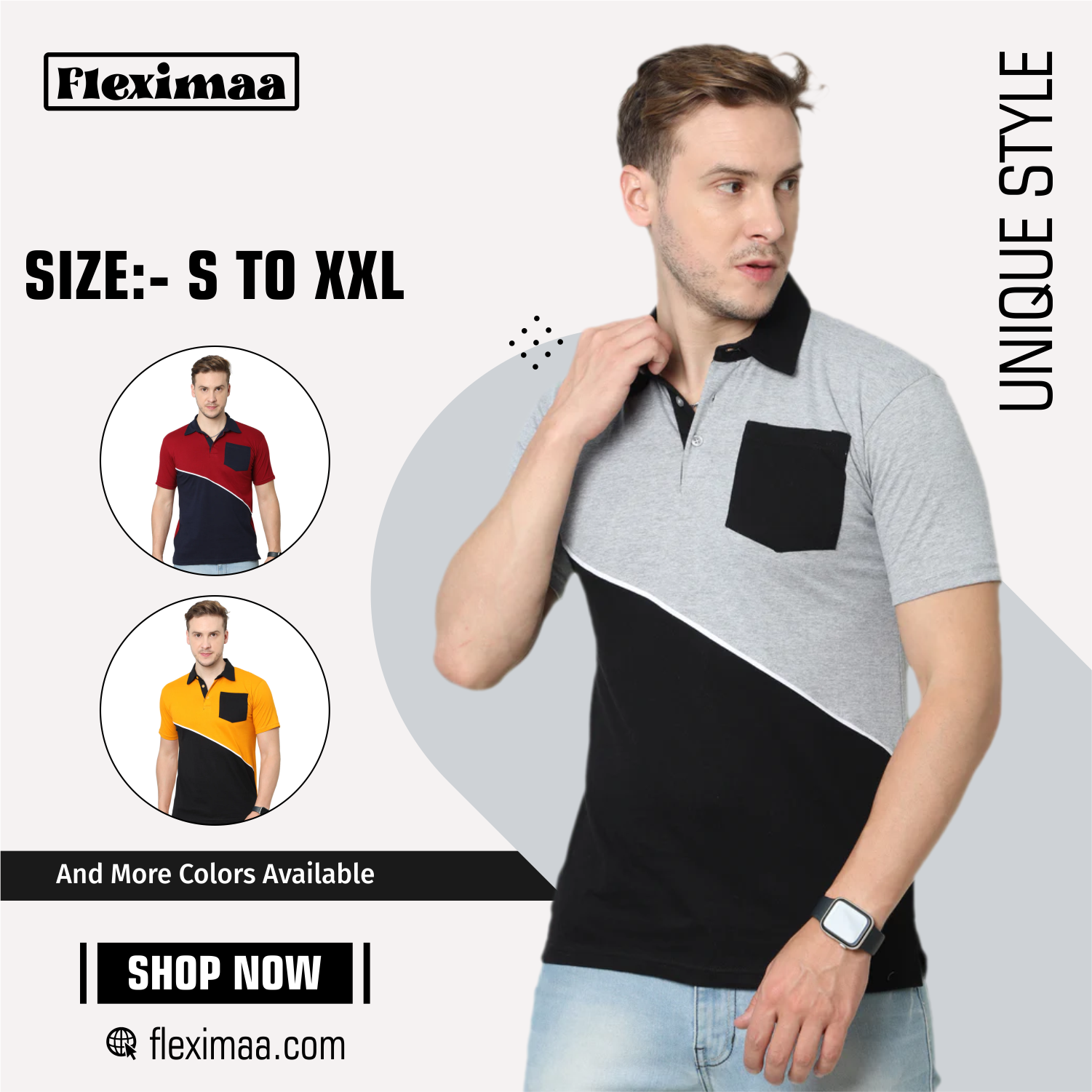 Best Quality T-Shirts for Men Online in India | Fleximaa