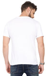Men's Cotton Chest Printed Round Neck Half Sleeve T-Shirt