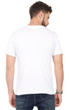 Men's Cotton Chest Printed Round Neck Half Sleeve T-Shirt