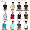 Men's V Neck Half Sleeve T-Shirt Pick any 2, 4, 5, 8, 10 Pieces