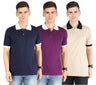 Navy Blue, Purple & Biscuit
