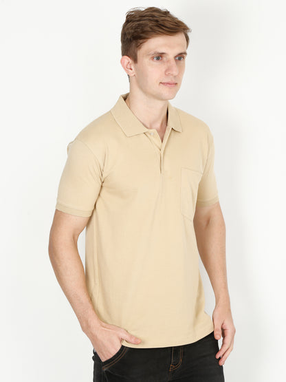 Men's Plain Polo Neck Half Sleeve T-Shirt – Build Your Pack (2, 4, 5, 8, 10 Pieces)