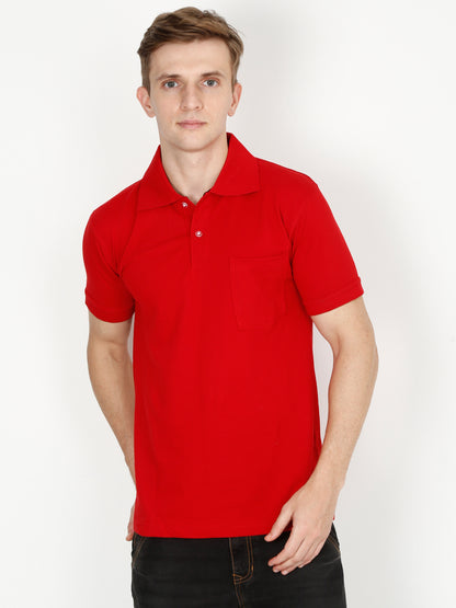 Men's Plain Polo Neck Half Sleeve T-Shirt – Build Your Pack (2, 4, 5, 8, 10 Pieces)