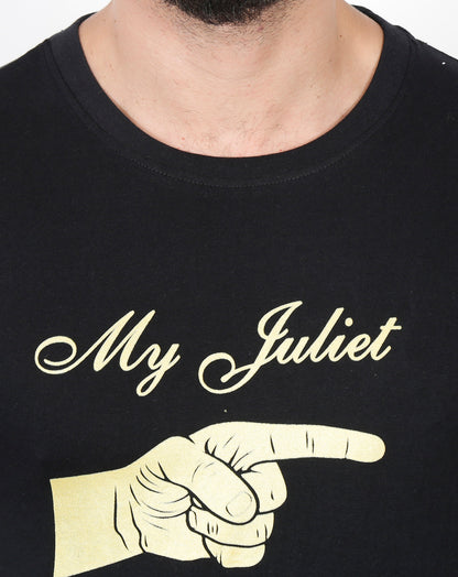 Men's Cotton Chest Printed Half Sleeve T-Shirt