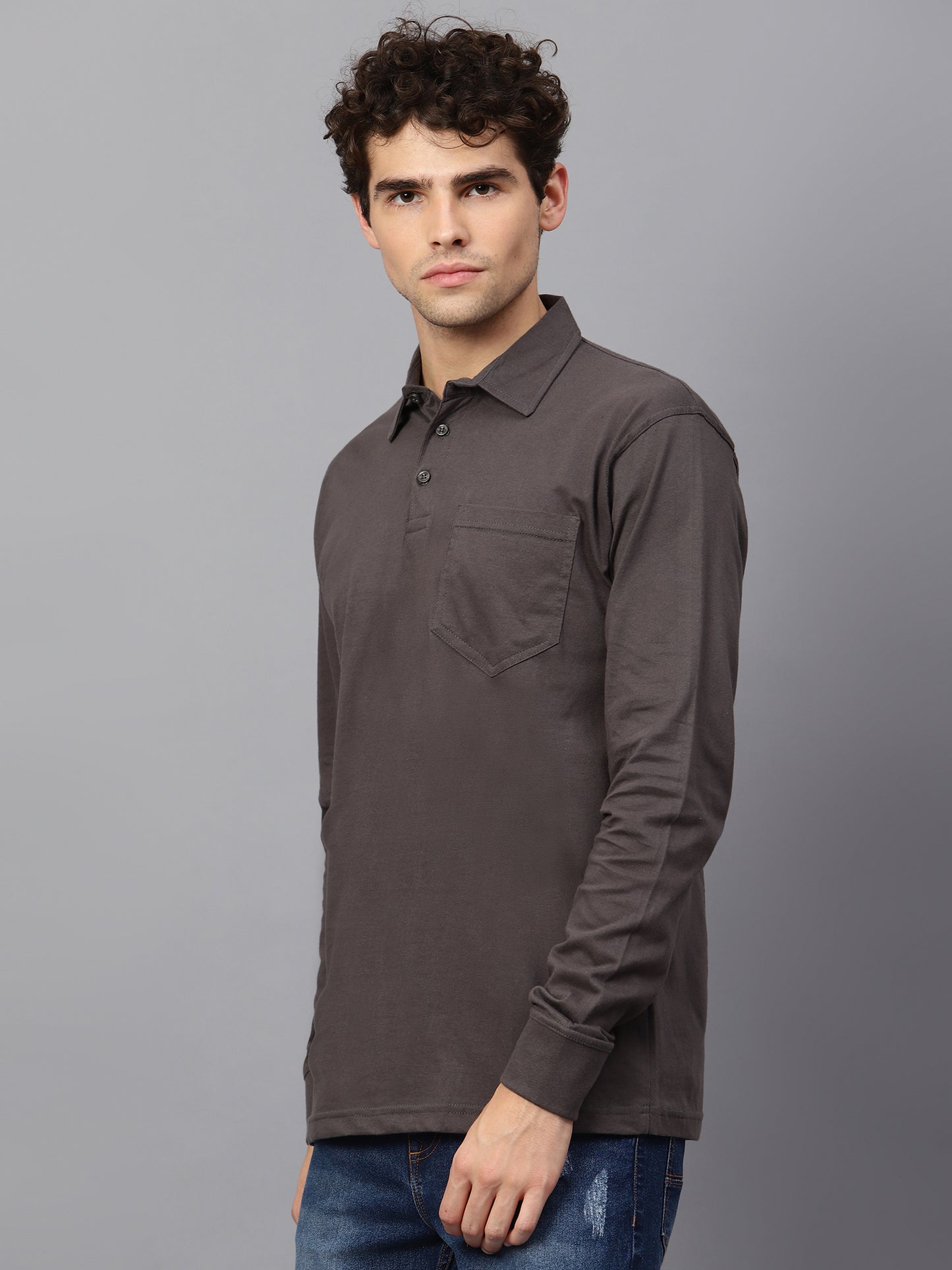 Men's Polo Neck Full Sleeve T-Shirt Pick any 2, 4, 5, 8, 10 Pieces