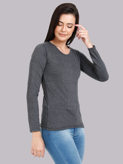 Women's Round Neck Full Sleeve T-Shirt – Build Your Pack (2, 4, 5, 8, 10 Pieces)