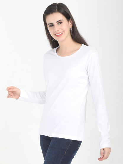 Women's Round Neck Full Sleeve T-Shirt – Build Your Pack (2, 4, 5, 8, 10 Pieces)