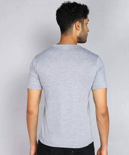 Men's Cotton Plain V Neck Half Sleeve T-Shirt ( Pack of 2)