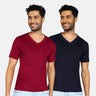 Maroon & Navy Blue