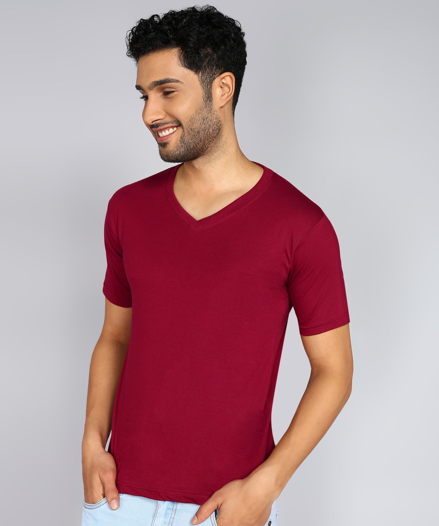 Men's V Neck Half Sleeve T-Shirt Pick any 2, 4, 5, 8, 10 Pieces