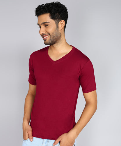 Men's V-Neck Half Sleeve T-Shirt – Build Your Pack (2, 4, 5, 8, 10 Pieces)