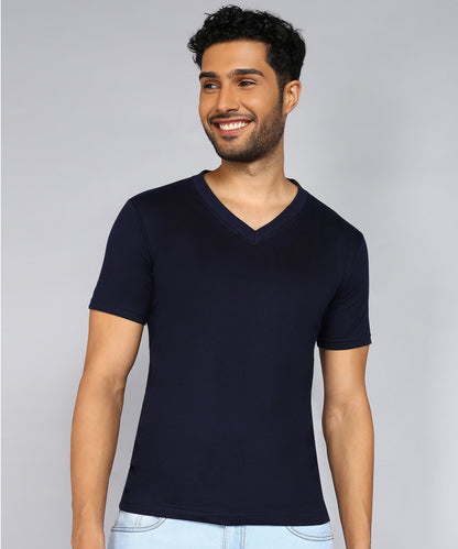 Men's V-Neck Half Sleeve T-Shirt – Build Your Pack (2, 4, 5, 8, 10 Pieces)