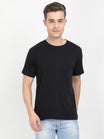 Men's Cotton Plain Round Neck Half Sleeve T-Shirt (Pack of 2)