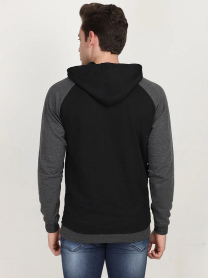 Fleximaa Men's Cotton Full Sleeve Color Block Hoodies/Sweatshirts - fleximaa-so