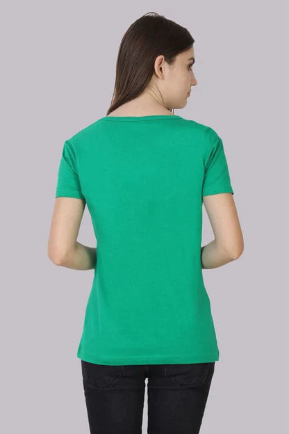 Women's Cotton Plain Round Neck Half Sleeve T-Shirt - (Pack of 2)