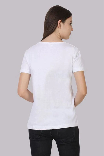 Women's Cotton Plain Round Neck Half Sleeve T-Shirt - (Pack of 2)