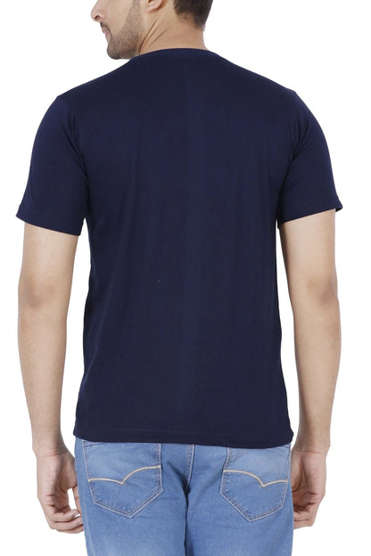 Fleximaa Men's Cotton Printed Round Neck Half Sleeve T-Shirt - fleximaa-so
