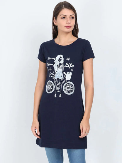 Fleximaa Women's Printed Long Top ( Pack of 2) - Fleximaa