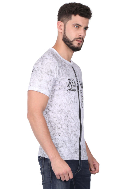 Men's Cotton All Over Printed Half Sleeve T-Shirt