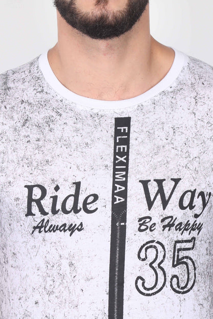 Men's Cotton All Over Printed Half Sleeve T-Shirt