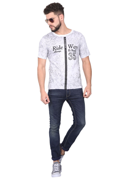 Men's Cotton All Over Printed Half Sleeve T-Shirt