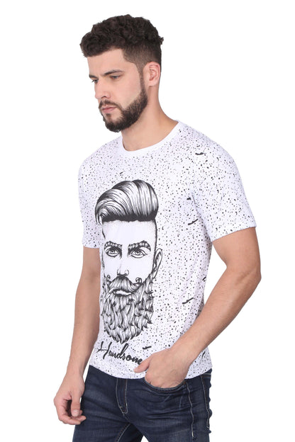 Men's Cotton All Over Printed Half Sleeve T-Shirt