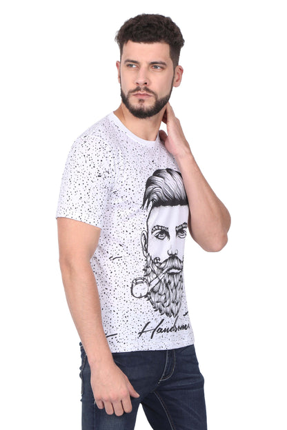 Men's Cotton All Over Printed Half Sleeve T-Shirt