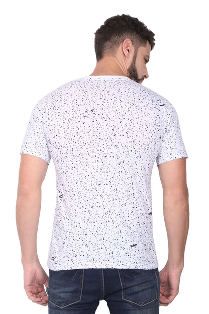 Men's Cotton All Over Printed Half Sleeve T-Shirt