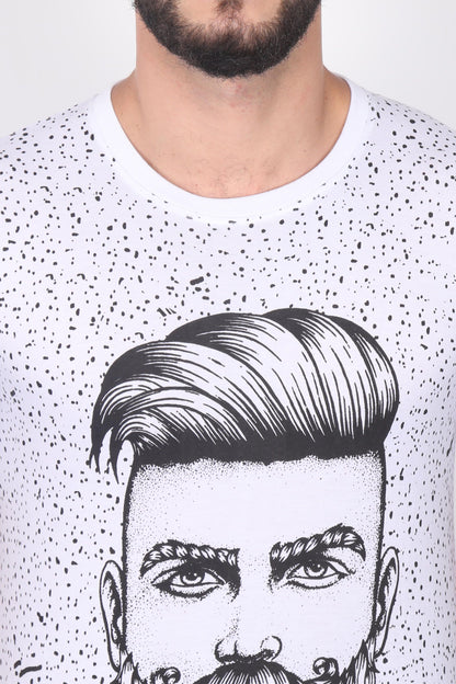 Men's Cotton All Over Printed Half Sleeve T-Shirt