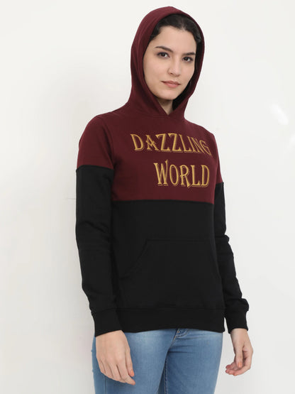 Fleximaa Women's Cotton Printed Sweatshirt/Hoodies - fleximaa-so