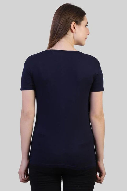 Women's Cotton Plain V Neck Half Sleeve T-Shirt - (Pack of 2)