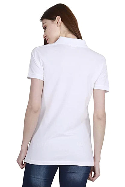 Fleximaa Women's Cotton Polo Neck Half Sleeve T-Shirt (Pack of 2) - fleximaa-so