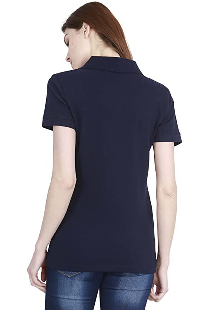Fleximaa Women's Cotton Polo Neck Half Sleeve T-Shirt (Pack of 2) - fleximaa-so