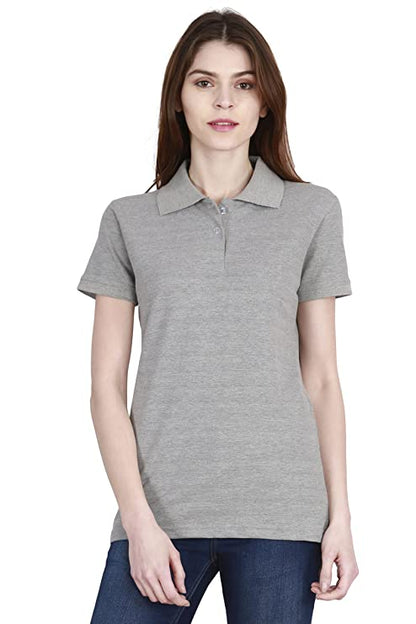 Fleximaa Women's Cotton Polo Neck Half Sleeve T-Shirt (Pack of 2) - fleximaa-so
