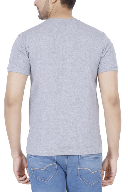 Men's Cotton Plain Henley Neck T-Shirt