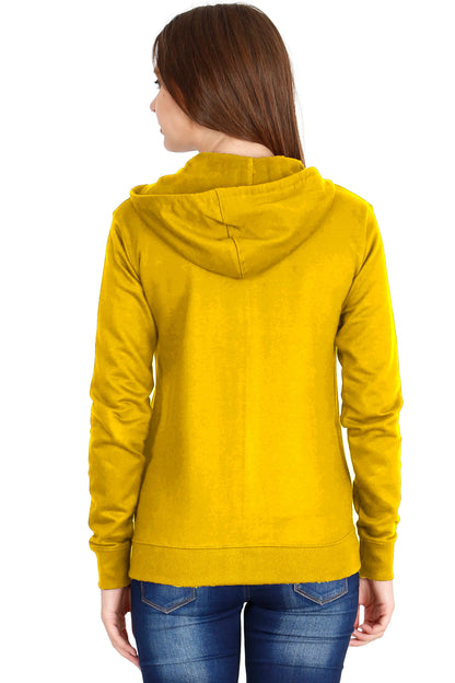 Fleximaa Women's Cotton Plain Full Sleeve Hoodies/Sweatshirt - fleximaa-so