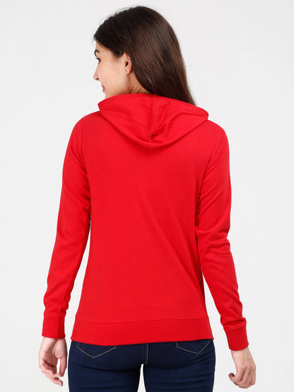 Fleximaa Women's Cotton Printed Full Sleeve Sweatshirt/Hoodies - Fleximaa