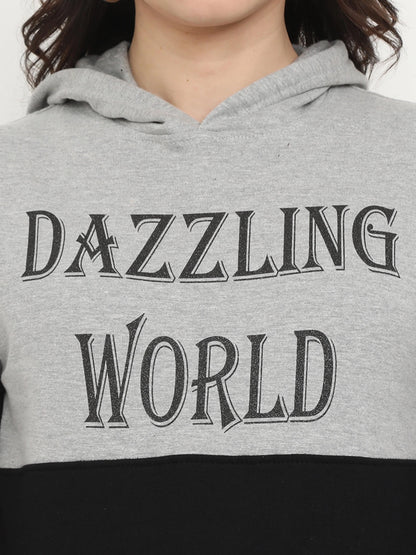 Fleximaa Women's Cotton Printed Sweatshirt/Hoodies - fleximaa-so